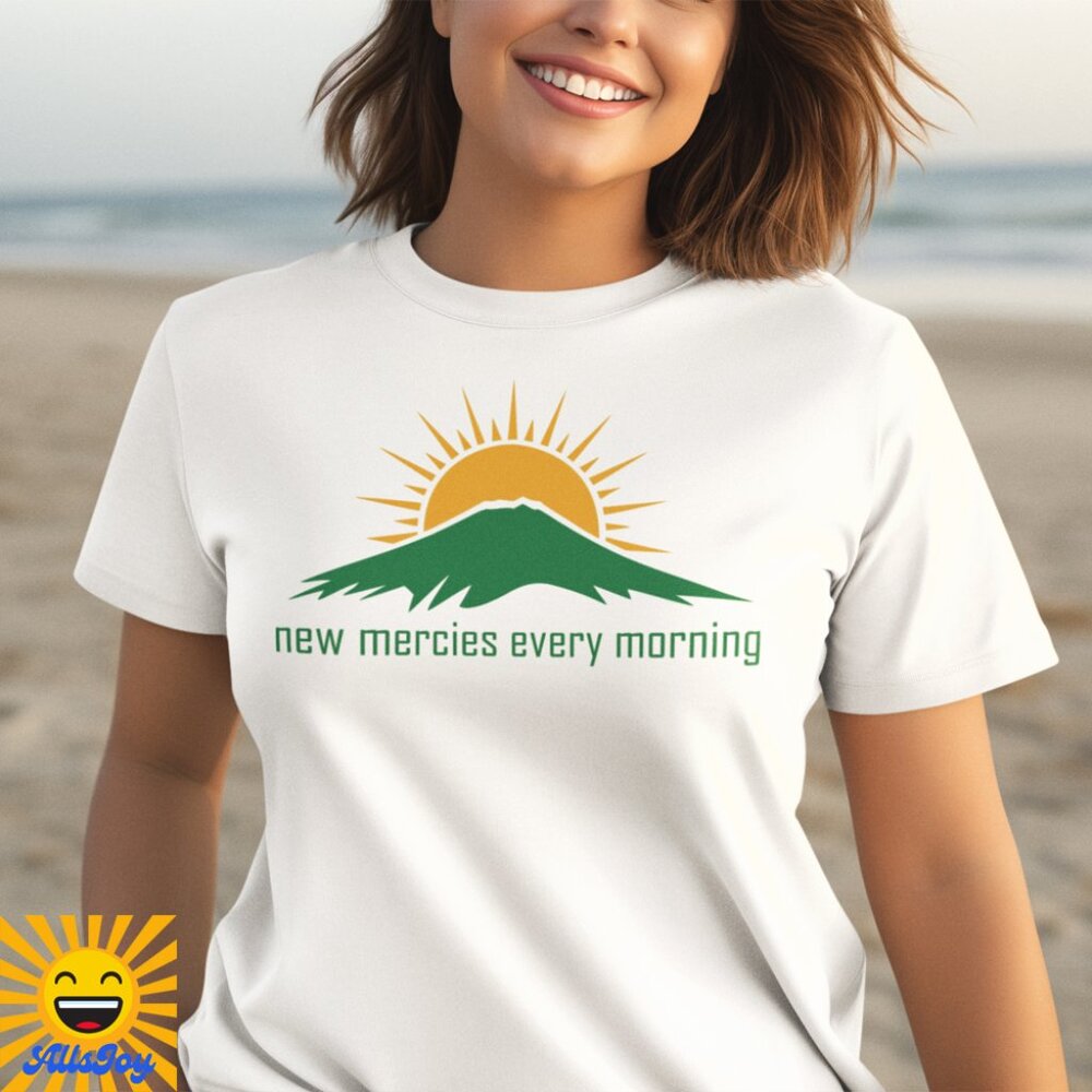 NEW MERCIES EVERY MORNING Graphic Tee White T-Shirt